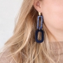 Trendy oorbellen van nieuwe velvet hangers!