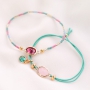 Subtiele sieraden met nieuwe crystal glas hangers in trendkleuren 