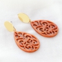 Oorbellen maken met resin hangers en DQ metalen oorstekers