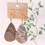 Maak dit zelf: statement oorbellen met imi leer hangers