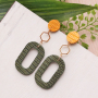Maak dit zelf: statement oorbellen met imi leer hangers