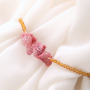 Schattige armbandjes met natuursteen kralen crystal facet geslepen!