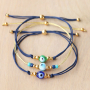 Fijn armbandjes maken met de nieuwe evil eye kralen: