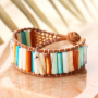 Zomerse sieraden met tube schelp kralen