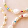 Zomerse sieraden met zoetwaterparel nuggets