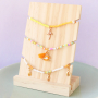 Deze sieraden maakten wij met de zomerse DQ metaal collectie: