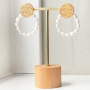 Inspiratie voor het maken van haaraccessoires en oorbellen met zoetwaterparels: 