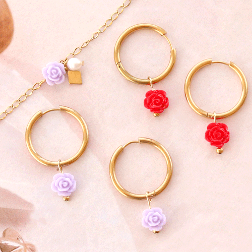 Leuke armbandjes en ringen maken met de nieuwe roosjes kralen: