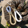 Inspiratie voor het maken van trendy sleutelhangers met maritiem koord