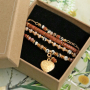 Deze unieke sieraden kun je maken met natuursteen kralen en Artistic Wire: