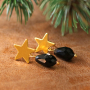 Deze winterse oorbellen en engelen kun je maken met top facet en Polaris Elements druppels: