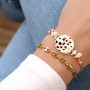 Maak statement sieraden met schelpkralen en rvs sieraad onderdelen 