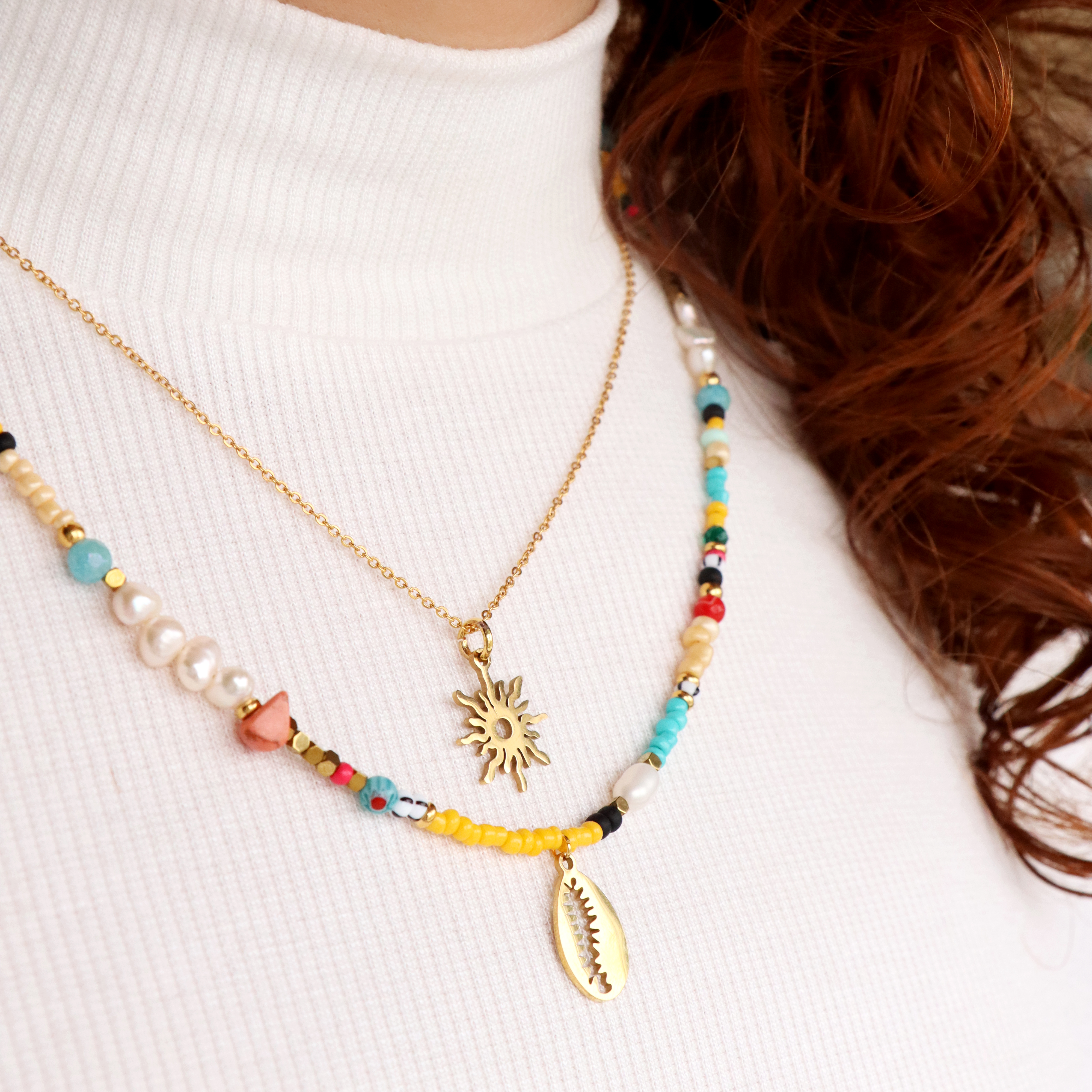 Laat je inspireren door deze kleurrijke zomerse armbanden en ketting  