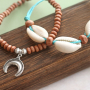 Inspiratie voor het maken van heren en dames armbanden met houten kralen 