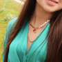 Ontwerp trendy sieraden met de kleurrijke ocean bamboo kralen en rvs sieraad onderdelen 