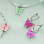 Maak je eigen zomerse sieraden met deze kleurrijke vlinder bedels en tussenstukken