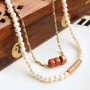 Trendy sieraden ontwerpen met DQ Grieks keramiek gold spot kralen