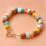 Trendy sieraden ontwerpen met DQ Grieks keramiek gold spot kralen