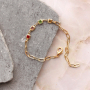 Inspiratie voor jasseron met crystal glas en oorbellen van brass metaal