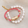 Ontwerp sieraden met brass metalen C.U.S&reg; sieraden message beads