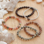 Get creative met deze natuursteen kralen in diverse kleuren