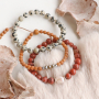 Get creative met deze natuursteen kralen in diverse kleuren
