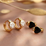 Combineer deze kleurrijke ringen en oorbellen met handgemaakte sieraden