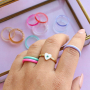 Combineer diverse ringen voor een elegante look