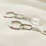 Personaliseer deze prachtige stainless steel creolen