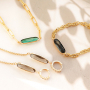 Verwerk tussenstukken van crystal glas in sieraden sets