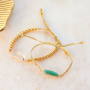 Verwerk tussenstukken van crystal glas in sieraden sets