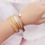 Aan de slag met bangle armbanden en elastisch lint