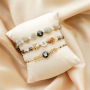 Armbanden inspiratie met glaskralen rondellen