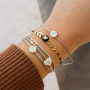 Armbanden inspiratie met glaskralen rondellen