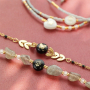 Armbanden inspiratie met glaskralen rondellen
