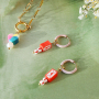 Valentijns sieraden met kleurrijke polymeer kralen
