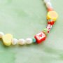 Valentijns sieraden met kleurrijke polymeer kralen