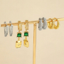 Elegante oorbellen maken met brass TQ metaal oorbellen