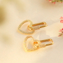 Elegante oorbellen maken met brass TQ metaal oorbellen