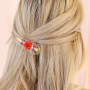 Droogbloem armbanden met bijpassende haarclips