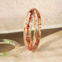 Droogbloem armbanden met bijpassende haarclips