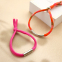 Get creative met Stitched elastisch lint Ibiza en stainless steel tube kralen