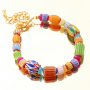 Armbanden inspiratie met nieuwe millefiori kralen