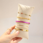 Sieraden inspiratie met sieraden display kussentjes