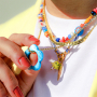 Zomer inspiratie met schelp en polymeer kralen