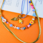 Zomer inspiratie met schelp en polymeer kralen