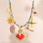 Zomerse sieraden inspiratie met bedels DQ metaal met enamel