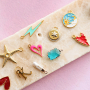 Zomerse sieraden inspiratie met bedels DQ metaal met enamel