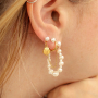 Mix and match met roestvrij stalen zoetwaterparel oorstekers