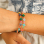 Kleurrijke sieraden inspiratie met natuursteen kralen